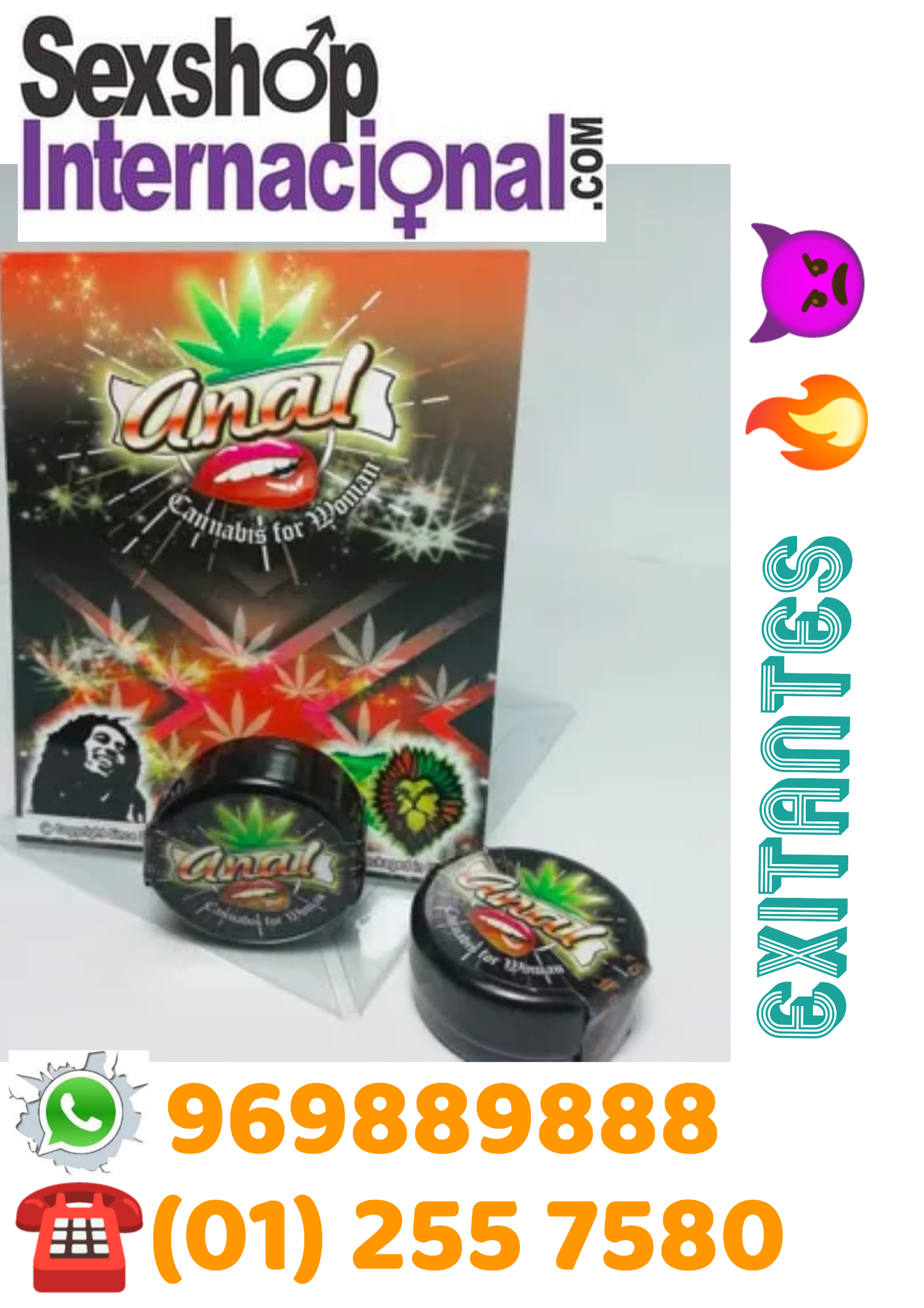 CREMA DILATADOR ANAL-SENSIBILIZADOR-DE CANNABIS-SEXSHOP LIMA 981196979 